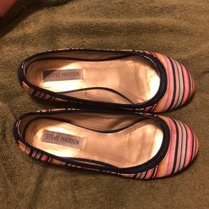Steve Madden Multi Color Flats